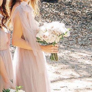 Jenny Yoo “Annabelle” dress in “Mink Grey” color